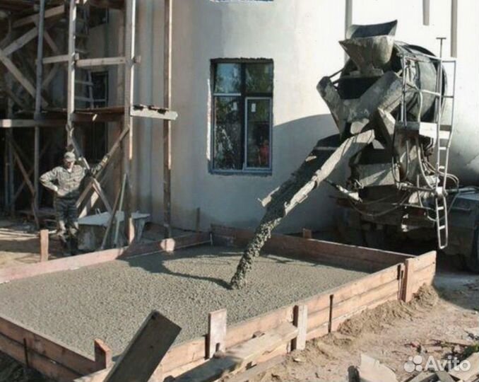 Доставка бетона миксером бетон раствор