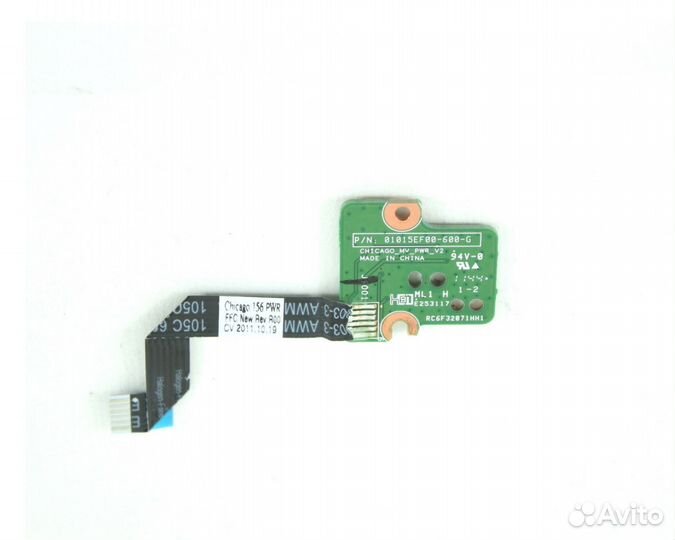 Кнопка включения Compaq CQ57 HP 630 635