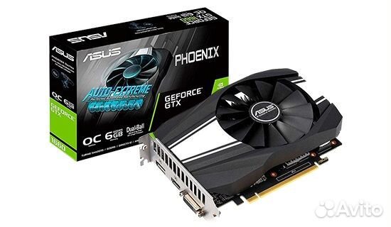 Видеокарта Asus 1660 6GB На гарнтии