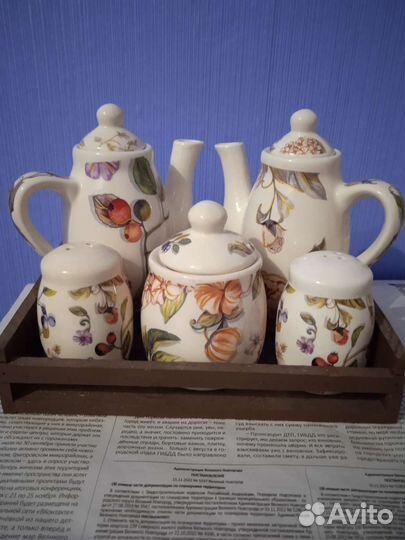 Сервиз кофейный и специи