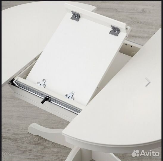 Стол круглый раздвижной 110/155 IKEA ingatorp