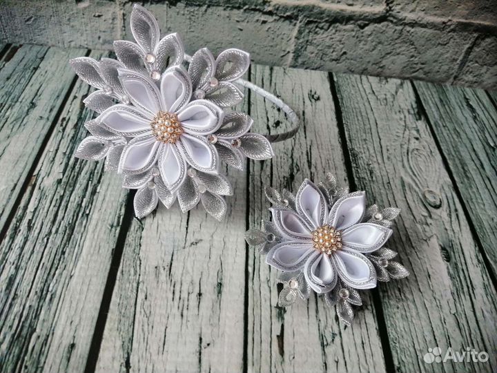 Ободок снежинка