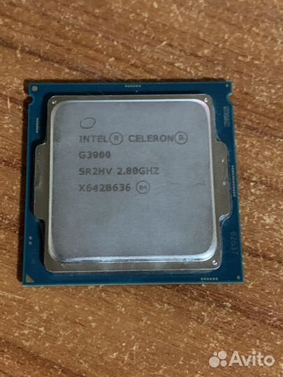 Процессор Intel Celeron G3900 LGA1151
