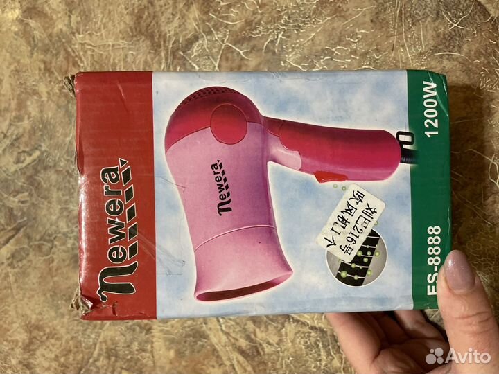 Фен дорожный новый