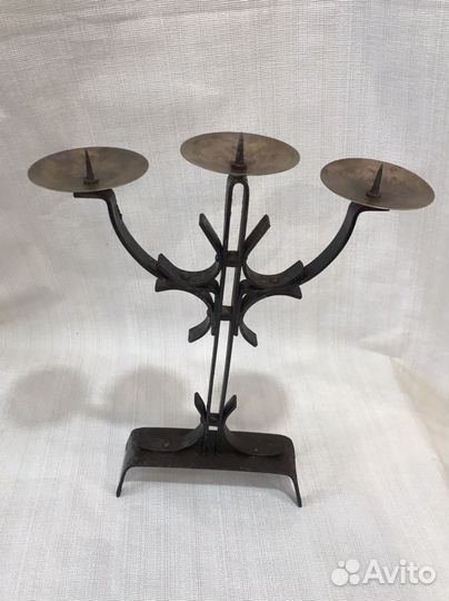 Подсвечник СССР металлический
