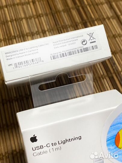 Кабель USB - C to Lightning 1m зарядки
