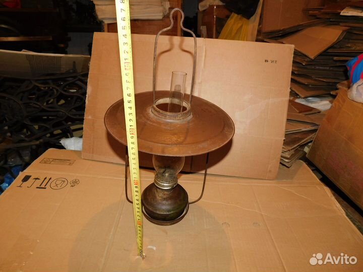 Старинная, подвесная, керосиновая лампа СССР-нэп
