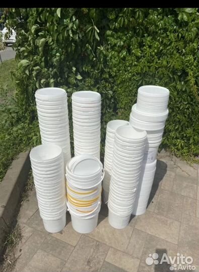 Пластиковые ведра пищевые 5л