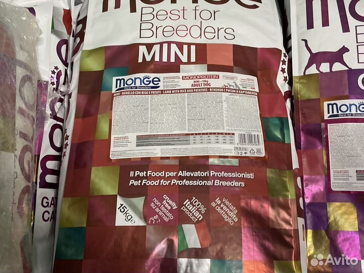 Корм 15 кг для собак Monge