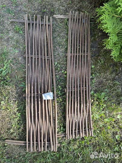 Забор из ивы для сада