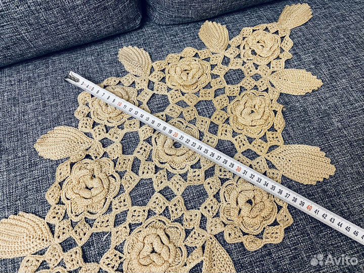 Коврик вязаный крючком