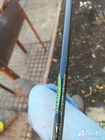 St.Croix wild river ws76mlf2 + катушка Daiwa