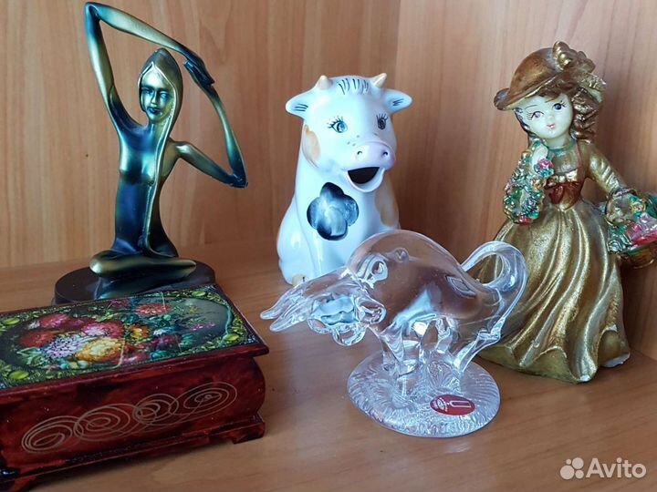 Статуэтки времен СССР, современные,шкатулка