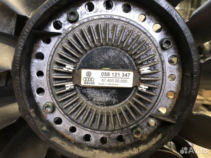 Вискомуфта на Audi A6 C5 1.8 турбо Quattro