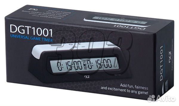 Электронные шахматные часы DGT 1001 (чёрны (42351)