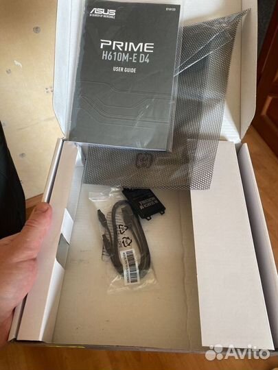 Материнская плата asus prime H610-E D4 + i3 12100F