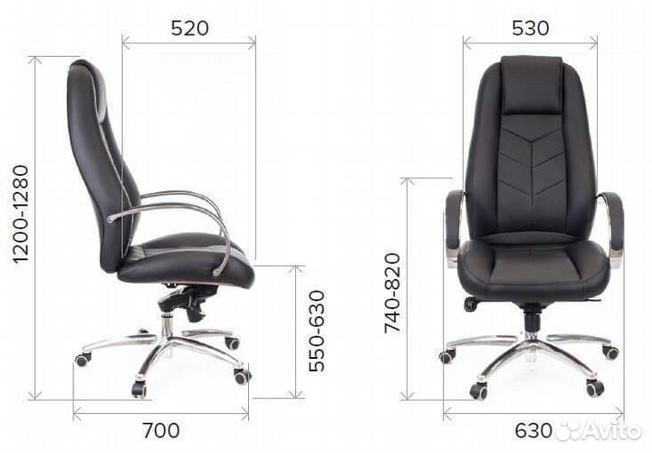 Кресло EverProf Drift Full M Экокожа Бежевый