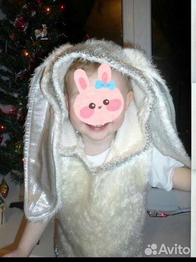 Новогодний костюм зайчик самодельный
