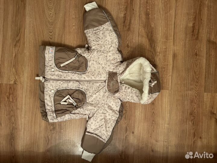 Комбинезон из овечьей шерсти 3в1. Размер 86