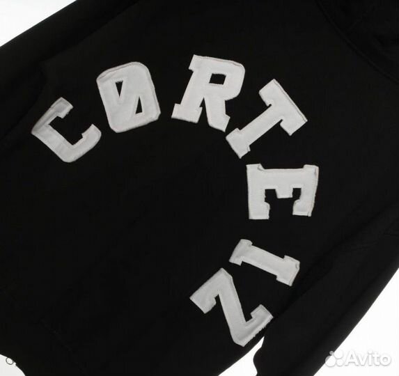 Зип худи corteiz черное