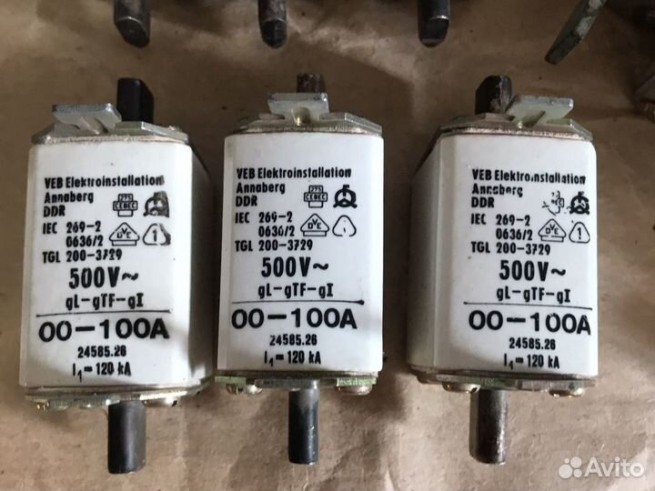 Предохранители, плавкие вставки