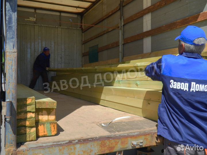 Брус на обвязку фундамента 200 мм 6 метров