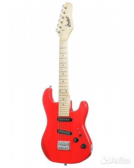 Электрогитара детская rocket ST-32 RD, новая