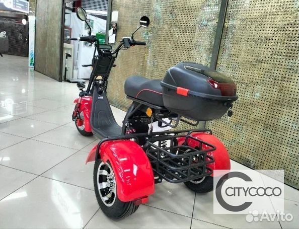 Электроскутер WhiteSiberia WS-PRO trike 3000w