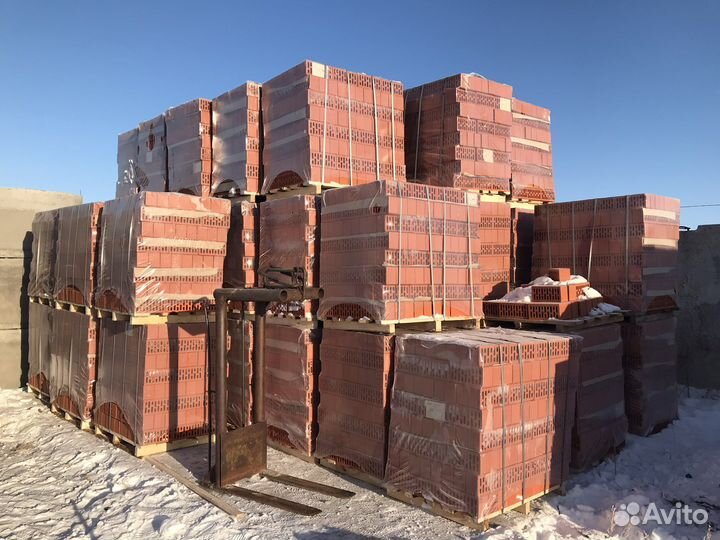 Кирпич красный полуторный