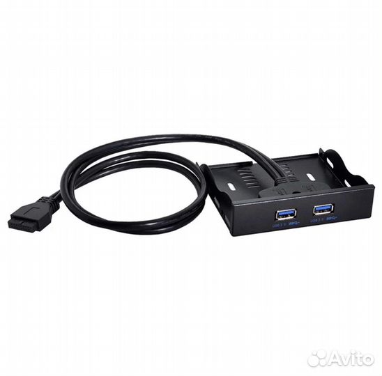 Usb 3.0 панель в Floppy отверстие (картридер)