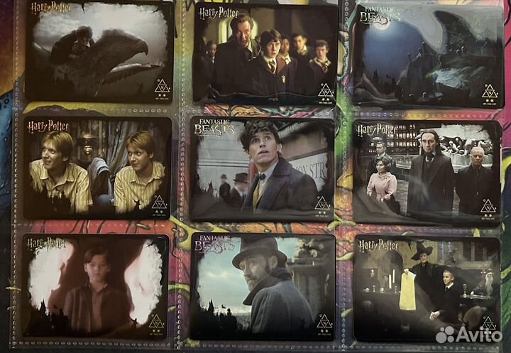 Карточки Гарри Поттер оригинальные