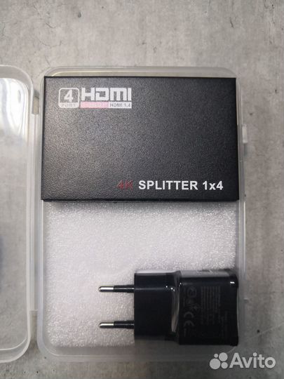 Hdmi разветвитель сигнала на 4 монитора (сплиттер)