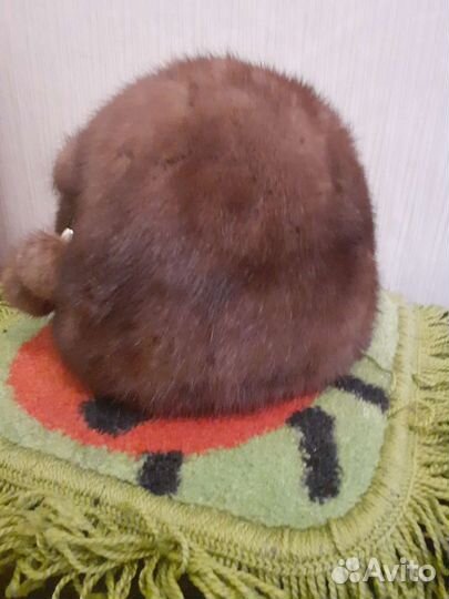Шапка норковая женская