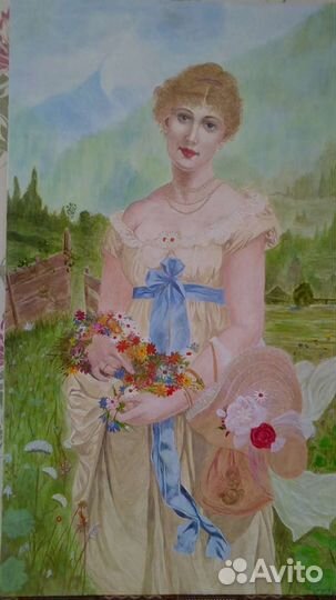 Флора на фоне альпийского пейзажа