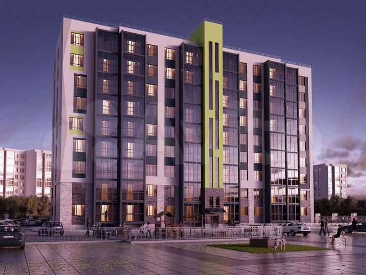 2-к. квартира, 63 м², 7/9 эт.