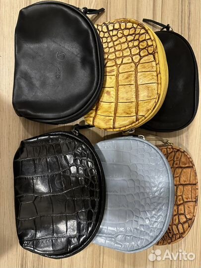 Косметичка натуральная кожа Deboro Италия