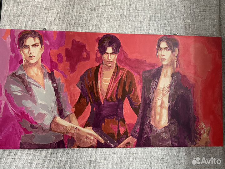 Крашу картины по номерам