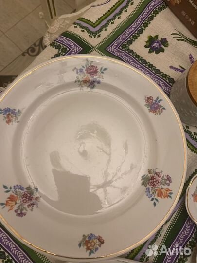 Набор столовой посуды Дулево 1956г