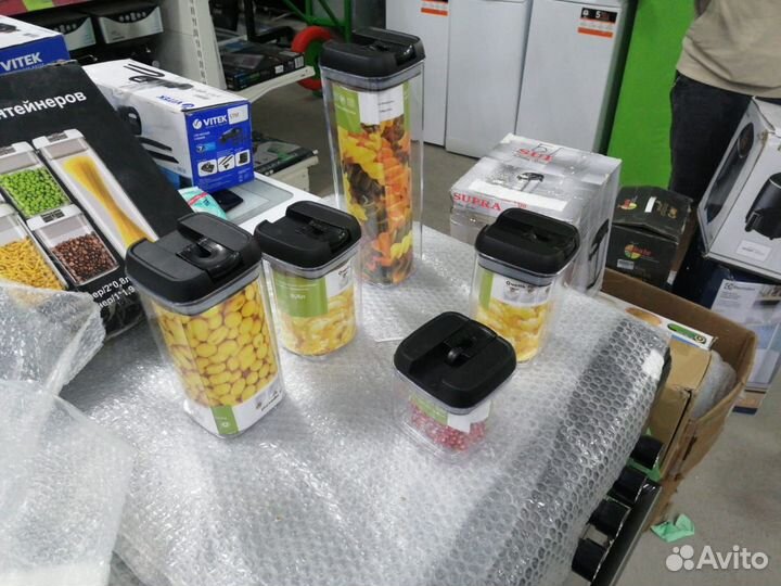 Контейнеры для еды, круп и продуктов 5 шт