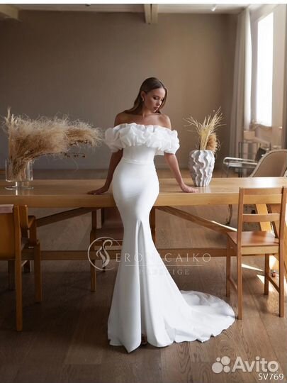 Свадебное платье рыбка