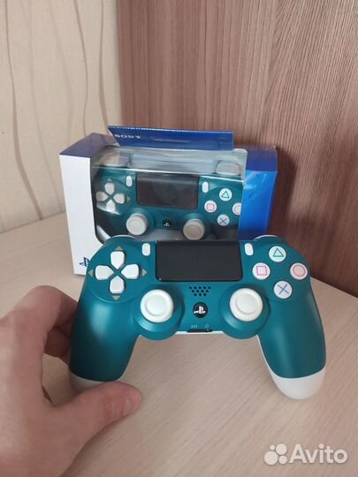 Джойстик PS4 зеленый (новый)