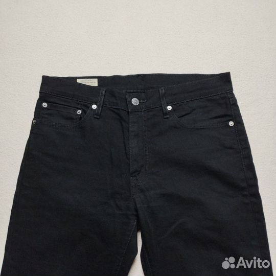 Levis 511 чёрные джинсы W32 L32