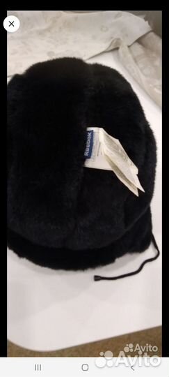 Шапка-ушанка, искуст. мех под кролика