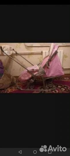 Детские санки коляска