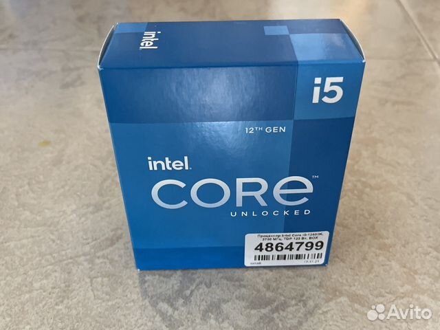 Intel core i5 12600k купить в Зеленограде | Электроника | Авито