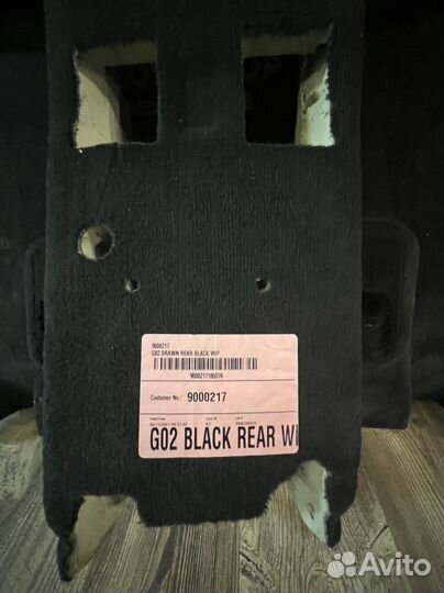 Bmw x4 g02 ковролин задний