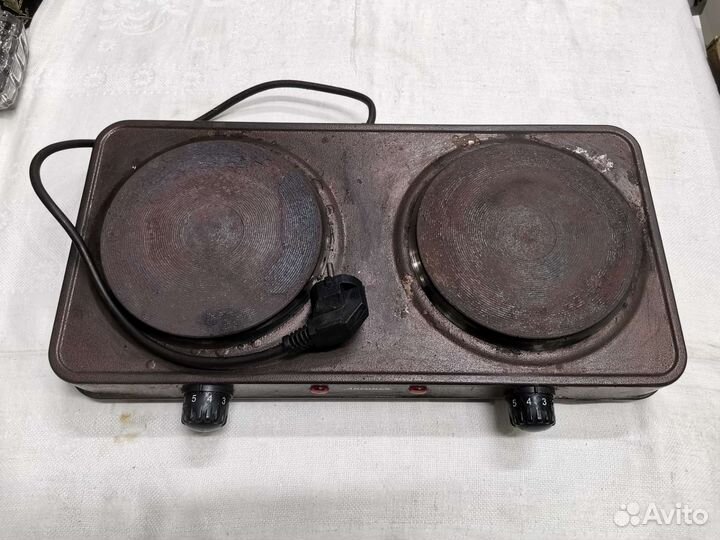 Плита Двухконфорочная Аксинья Рабочая (Ч)