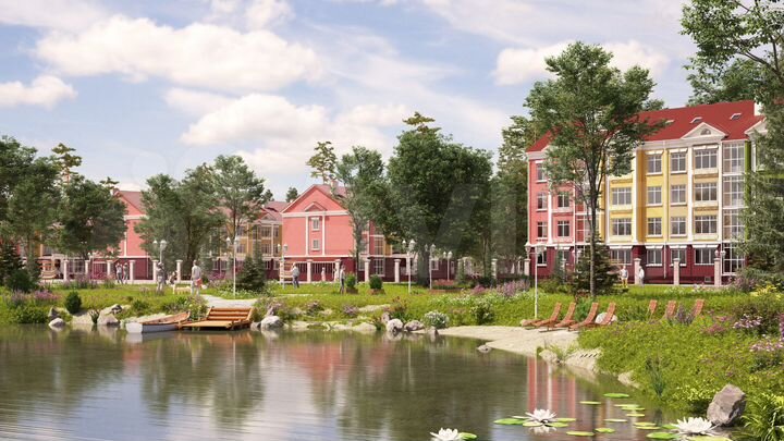 2-к. квартира, 54,9 м², 4/4 эт.