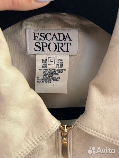 Кожаный жилет Escada