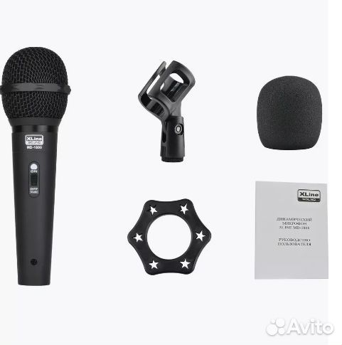 Микрофон вокальный, кардиоидный, 45-15000Гц